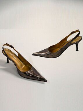 leather heels Made in Italy